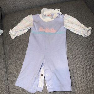 Vintage 80s/90s Healthtex Baby Romper with Duck Appliqué